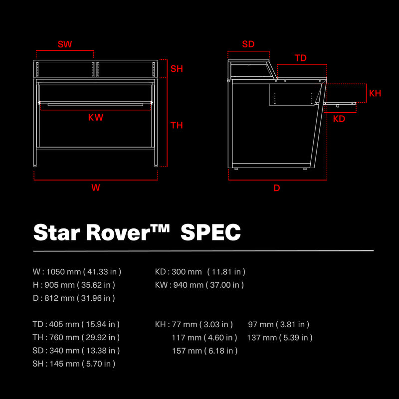 Star Rover™ Studio Desk