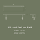 Allround Desktop Shelf